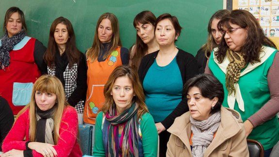 Los docentes se reunieron en la sede local del CPE.