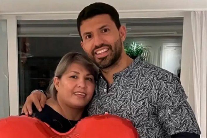 Las emotivas palabras de la madre del Kun Agüero: El king de la familia