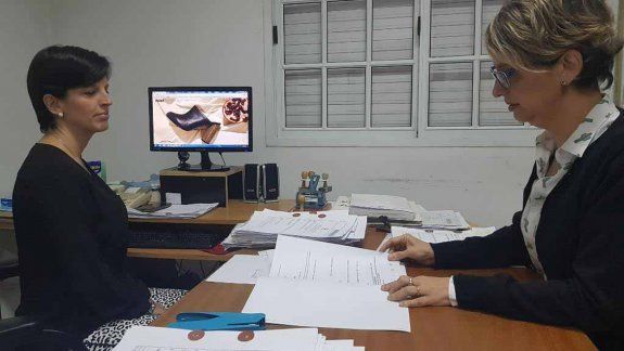 La jueza Lapuente y la secretaria Chemes se encargaron de las gestiones.&nbsp; 
