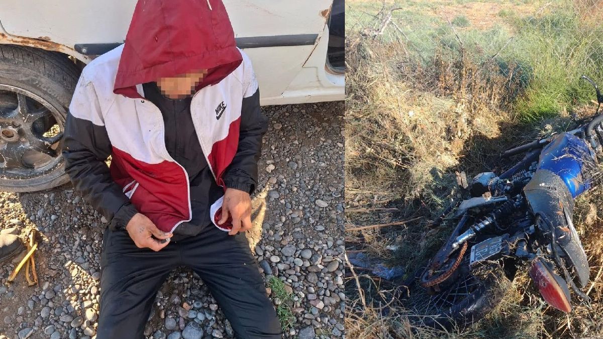 Motos robadas, persecuciones y varios detenidos. Foto: Policía de Río Negro&nbsp;