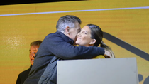 Mauricio Macri y Silvia Lospennato.