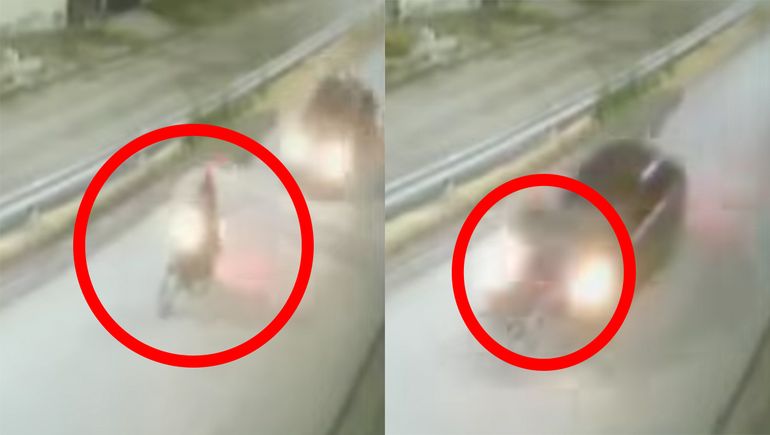 Video escalofriante: Atropella brutalmente a una chica y la abandona