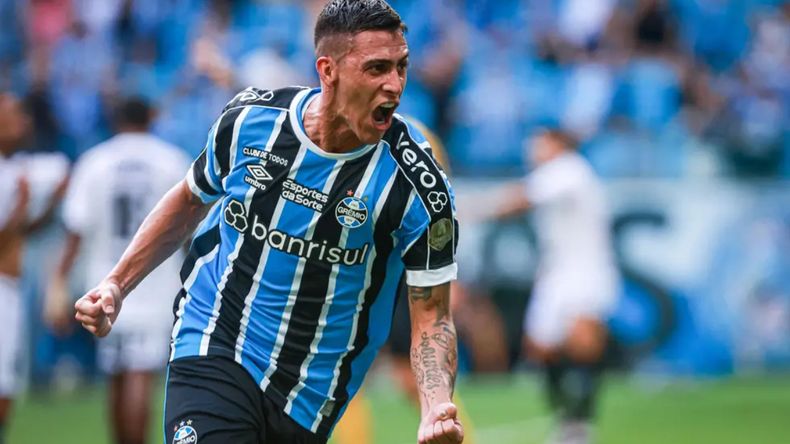 Lo extraña Boca: cómo fue el debut de Cristian Pavón en el Gremio de Brasil