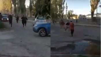 fiesta descontrolada: jovenes detenidos y policias heridos