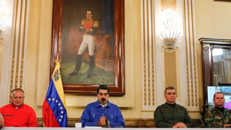 Maduro denunció que detrás del alzamiento estuvo EEUU y Colombia