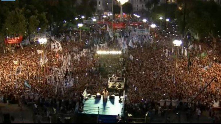 Cristina dio su último discurso como presidenta