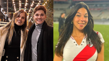 Julián su novia y Luciana