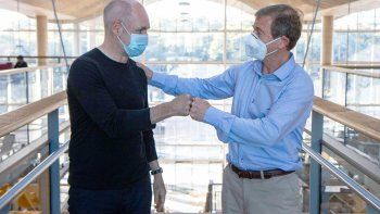 tortoriello sumo a su campana la foto con rodriguez larreta