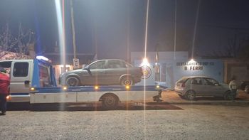 El auto hallado en la chacra de Ferri fue secuestrado y quedó a disposición de la Justicia. 