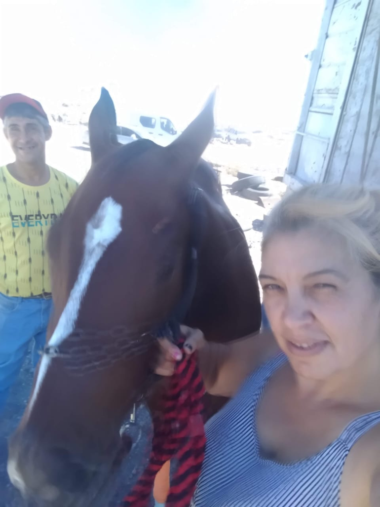 Su mujer lo ayuda en la cuida. Su mujer lo ayuda en la cuida.