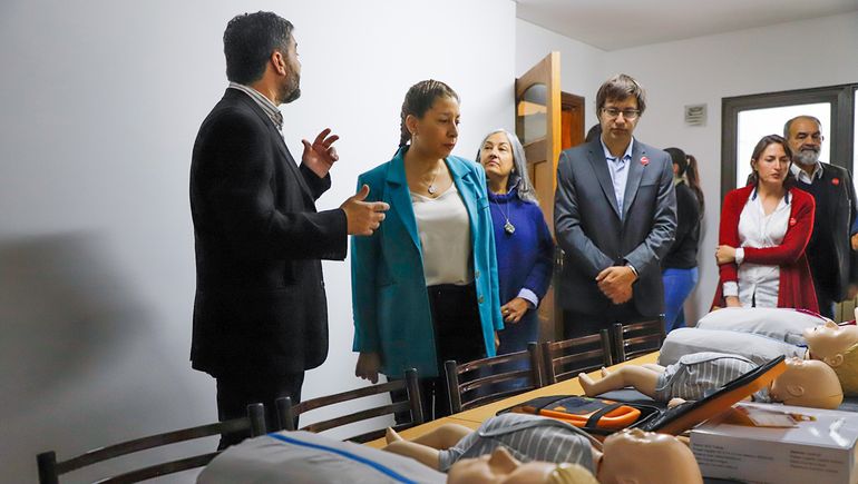 Carreras destac&oacute; el nuevo Centro de Simulaci&oacute;n Cl&iacute;nica de la UNRN