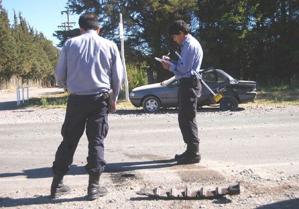 Choque en el acceso a Sthimpra