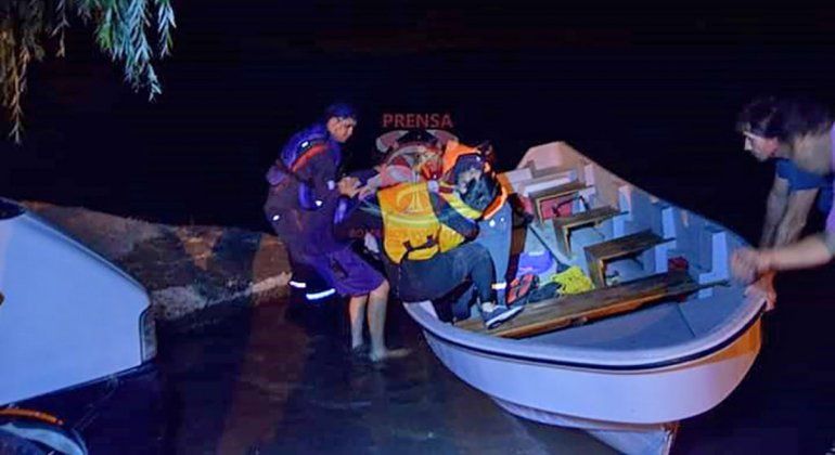 Lo picó un insecto, se le durmió la pierna y lo tuvieron que rescatar