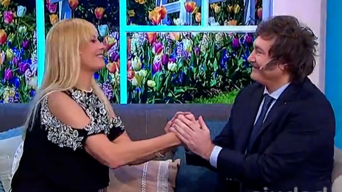 Javier Milei y Yuyito González se conocieron en un programa de televisión antes de que el libertario sea presidente.