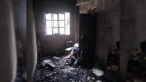 incendio en una casa del don bosco: perdieron todo