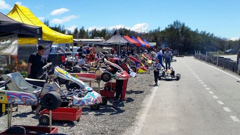 El kartódromo de El Bolsón
