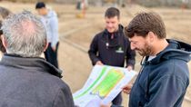 El intendente Rodrigo Buteler recorrió obras públicas en marcha en Cipolletti.