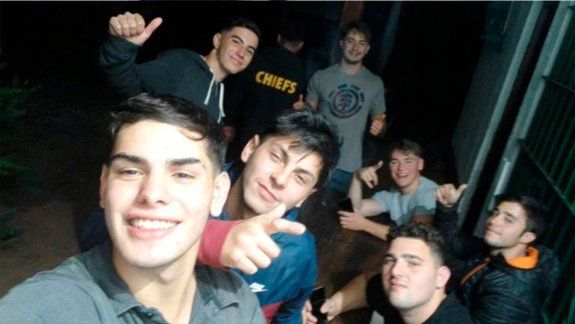 Sonrientes, los rugbiers se sacaron una&nbsp;selfie minutos después de matar a Fernando Báez Sosa.&nbsp;
