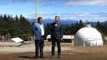 macri inauguro el gasoducto patagonico en bariloche