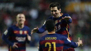 Messi llegó a los 301 goles en la Liga.