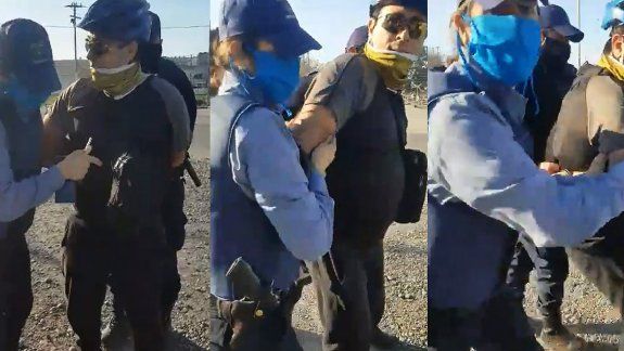 Polémico video de la detención de dos ciclistas en Oro