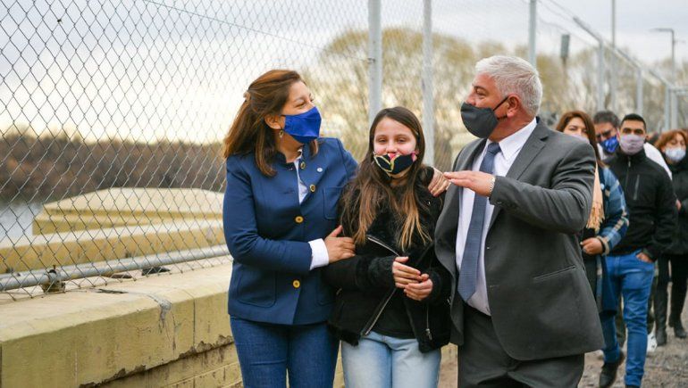 Carreras acompañó la apertura de la temporada de riego en el Alto Valle