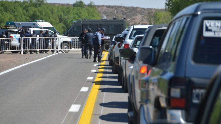 En la inauguración se montó un gran operativo de seguridad.