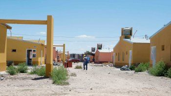 En las obras locales de viviendas que financia el gobierno nacional casi no hay movimiento.