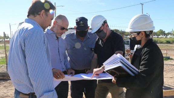 Avanza a paso firme la obra de la Subcomisaría del DVNe