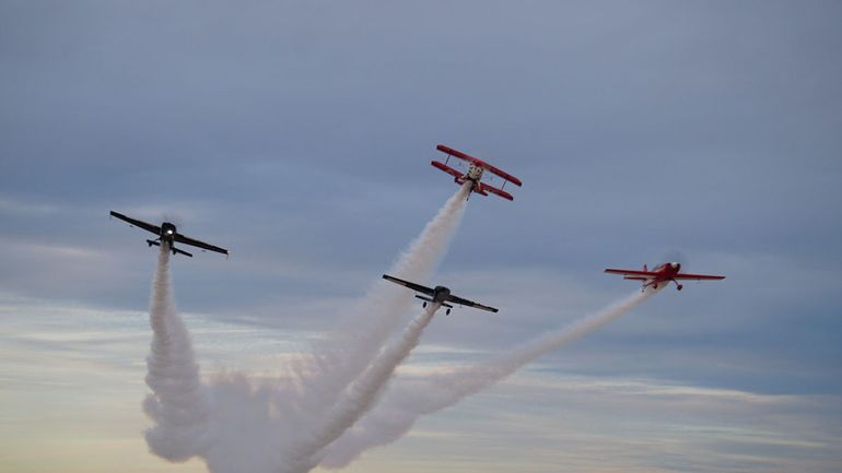 Las imágenes que dejó el festival aéreo de Allen