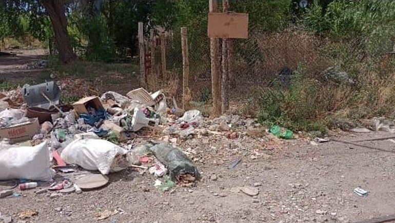 La basura que se arroja en cualquier parte de la toma de las v&iacute;as de Ferri es un caldo de cultivo para las moscas.