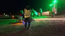 El accidente ocurrió este domingo, a primera hora, sobre la Ruta Nacional 22.