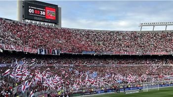 asi preparan la cancha de river para gastar a boca en el superclasico