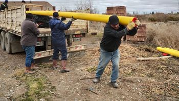 La obra pública de la red de gas, se reactiva en Allen.&nbsp;