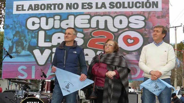 Wisky cruzó a Tortoriello tras la marcha contra el aborto legal
