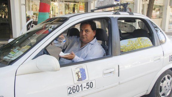 El tachero cipoleño que le hace frente al coronavirus