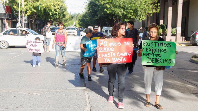 La protesta del Labraña se mudó al centro cipoleño