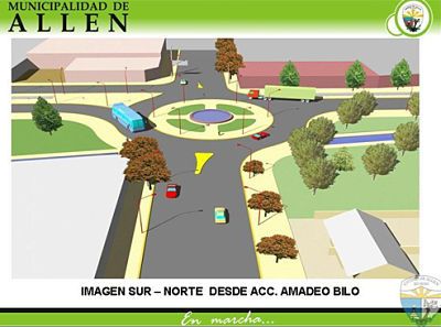 Avanzan las acciones para la rotonda de Roca y P. Pobladores en Allen