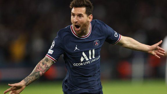 Primer grito de gol para Messi con la camiseta del PSG.