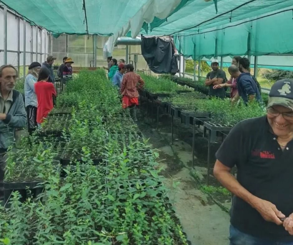 Más de 50 personas participaron de la jornada de puertas abiertas en el Vivero Forestal Mallín Ahogado. Foto: Gobierno de Río Negro