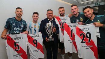 el guino de un ex river campeon del mundo que ilusiona con su posible vuelta al millonario