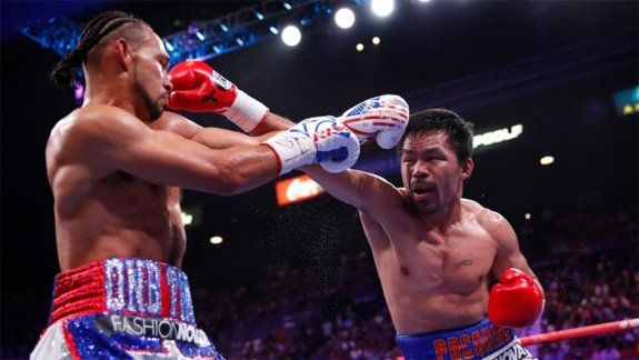 Pacquiao sigue vigente y se quedó con el cinturón welter de la AMB