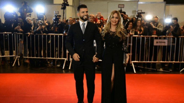 Agüero con Karina la Princesita