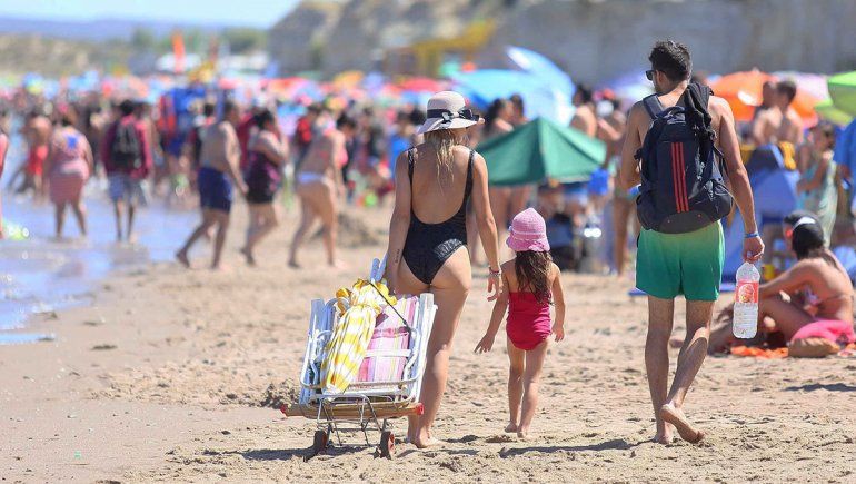 Las familias copan Las Grutas para festejar Año Nuevo