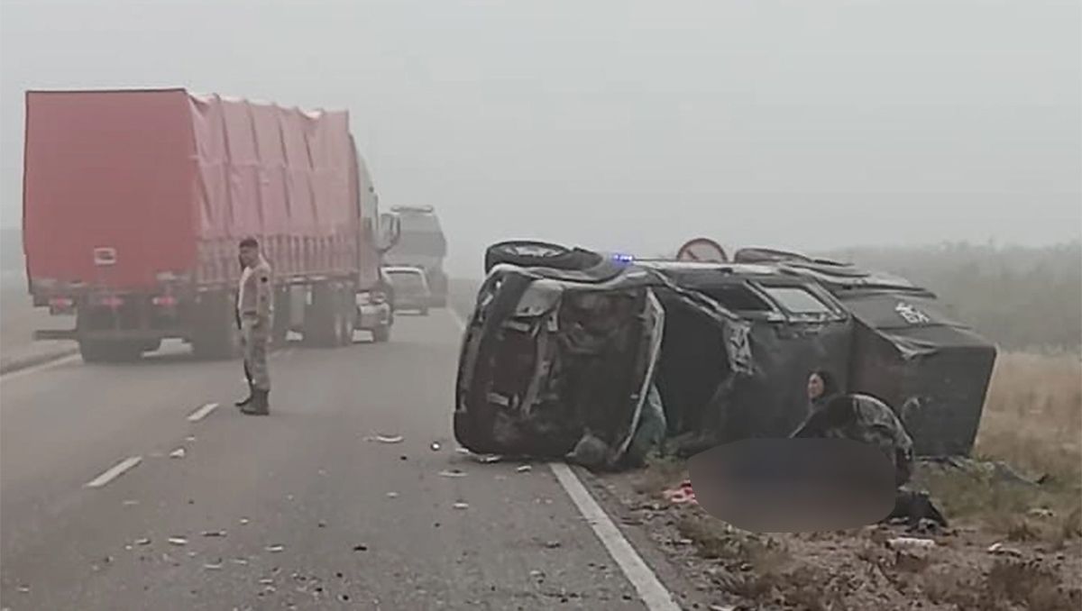 Un policía murió en un grave accidente en la Ruta 251