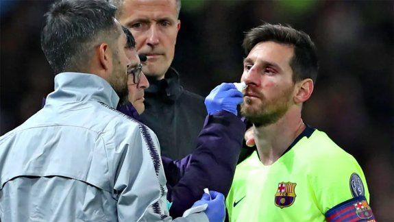 Así fue la dura falta contra Messi