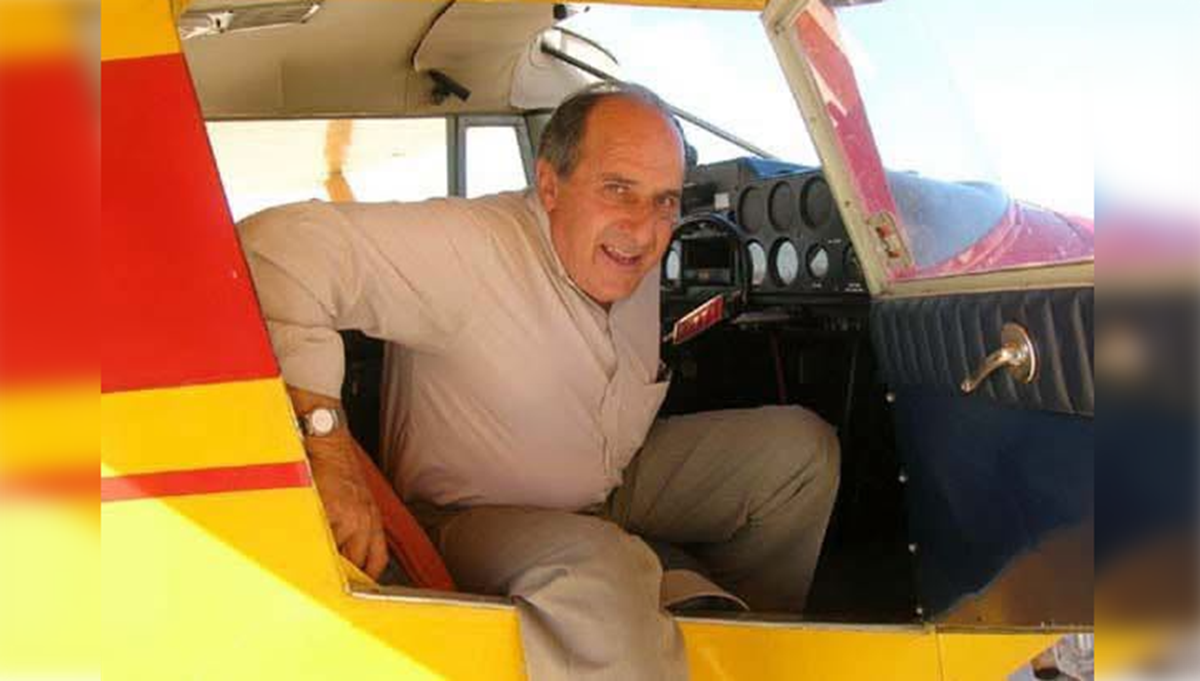 Dolor por la muerte del histórico presidente del Aeroclub Allen, Don Julio Contreras, a los 79 años. Foto: Gentileza.