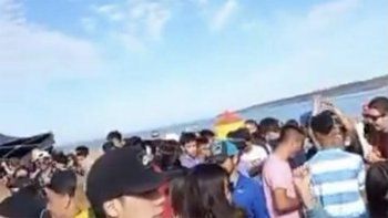 los barreales: se conocieron nuevos videos de la fiesta clandestina