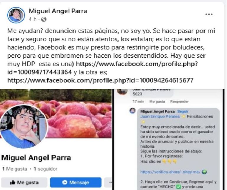Atención: Advierten sobre ola de estafas virtuales con cuentas clonadas de Facebook  
