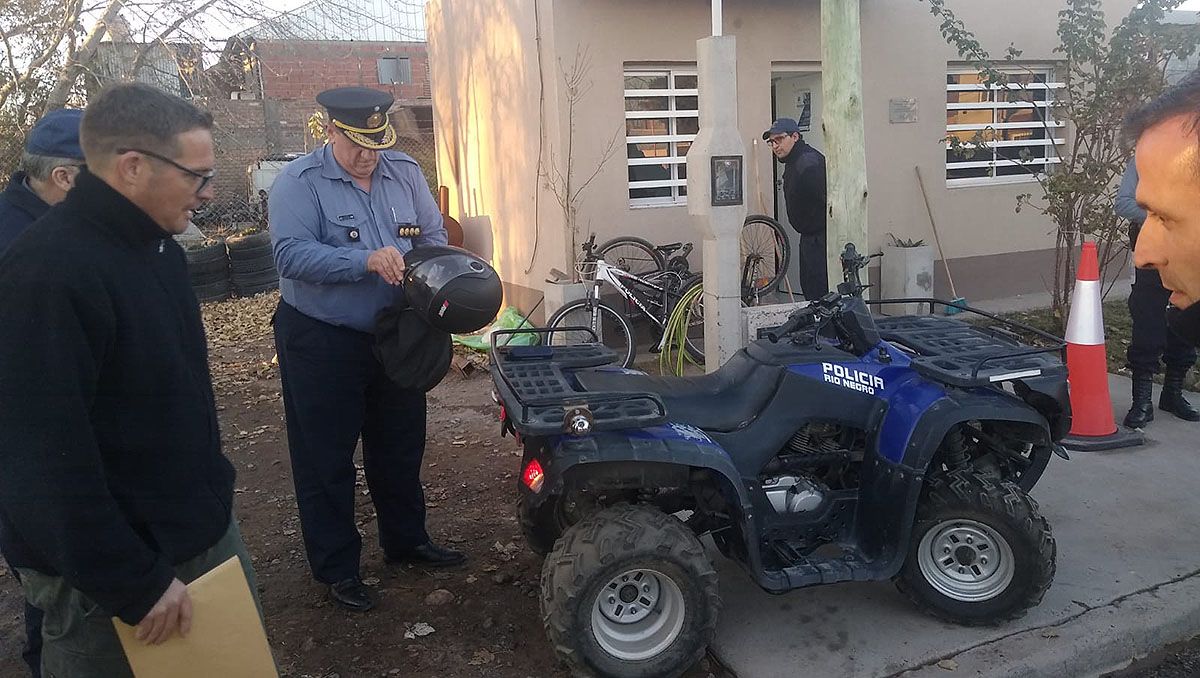 La Policía incorporó un cuatri